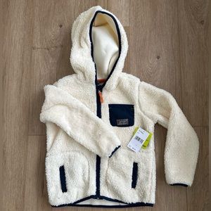 Eddie Bauer Fleece Zip Jacket Boy 5T NWT